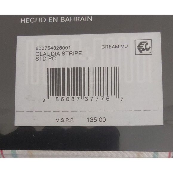 Ralph Lauren CLAUDIA STRIPE Cream Queen Sheet Set w/2-Pk Standard Pillowcases - Picture 11 of 11